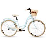 Bicykel GOETZE 28" Colours 3R - modrý~krém kovový biely