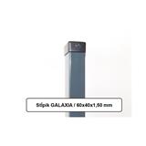 RETIC Plotový stĺpik GALAXIA ZN+PVC 60x40x1,5x2400, antracitový