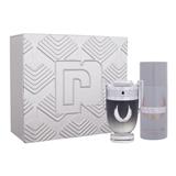 PACO RABANNE Invictus Platinum parfumovaná voda 100 ml plus dezodorant 150 ml pre mužov