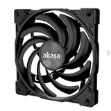 AKASA ventilátor ALUCIA XS12 Hadal Black Edition , 12cm fan