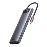 BASEUS Metal Gleam Multifunkčný USB typu C 12v1 HDMI / DP Mini Jack 3,5 mm RJ45 SD WKWG020213