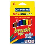 CENTROPEN - Fixy 8773 Maxi Brush sada 8 ks