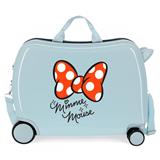 JOUMMABAGS - Detský cestovný kufor na kolieskach odrážadlo MINNIE MOUSE Good Vibes, 34L, 3399822