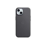 APPLE iPhone 15 FineWoven Case with MS - Black