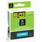 DYMO páska 45808 D1- 19mm X 7m čierna/žltá