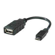 GEMBIRD Kabel USB OTG AF/Micro BM 15cm (A-OTG-AFBM-001)
