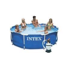 INTEX Bazén Metal Frame 3,66 x 0,76 m piesková filtrácia 2m3 / hod