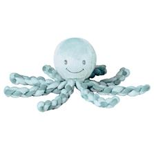 NATTOU - Prvá hračka bábätka chobotnička PIU Lapidou mint 0m plus