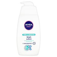 NIVEA BABY Pure & Sensitive Wash Lotion 500 ml čisticí gel unisex
