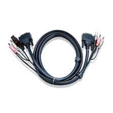 ATEN int.kabel pro KVM USB, DVI, audio, 1,8m CS1768, Dual Link 2L-7D02UD
