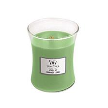 WOODWICK Vonná sviečka váza Hemp & Ivy 275 g