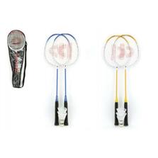 TEDDIES Badminton sada plus 3 košíčky Donnay kov 66cm v tašce - mix barev