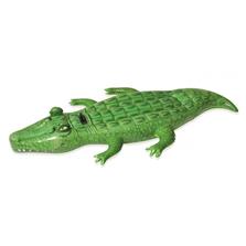Nafukovačka BESTWAY Nafukovací krokodýl s držadlem, 203x117 cm