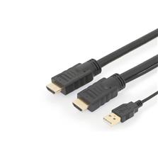 DIGITUS propojovací kabel s Aktivním zesílením HDMI High Speed Ethernet 10m Ultra HD 4K, 2.0