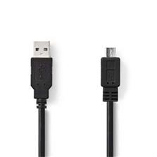 NEDIS CCGW60500BK10 - Kabel USB 2.0 A Zástrčka Micro B