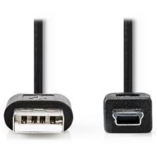 NEDIS CCGT60300BK30 - USB 2.0 kabel Zástrčka A Mini 5pinová 3 m Černá barva