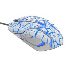 E-BLUE Auroza Gaming, optická myš, 6tl., 1 koliesko, drôtová USB , biela, 4000DPI, herná EMS639WHCA-IU