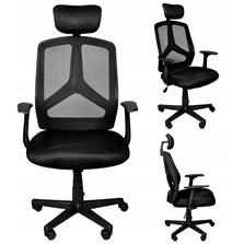 Stolička kancelárska MALATEC 8981 Kancelárska ergonomická stolička čierna