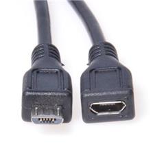 PREMIUMCORD Kabel prodlužovací micro USB 2.0 M-F, černý 2m ku2me2f