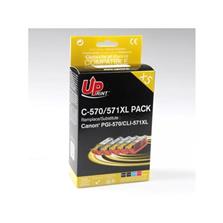 UPRINT kompatibil ink s CLI571 , 2xblack/1xcyan/1xmagenta/1xyellow, C-570/571XL PACK , high capacity