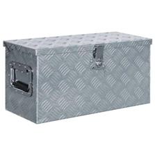 Box na náradie VIDAXL Hliníková bednička 61,5x26,5x30 cm strieborná 142936