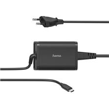 AC adaptér pre notebook HAMA 200006 , USB-C napájací zdroj , Power Delivery , 5-20 V , 65 W 200006