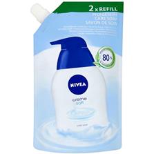 NIVEA Creme Soft Krémové tekuté mydlo náhradná náplň 500 ml
