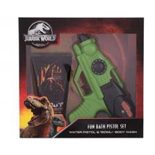 UNIVERSAL Jurassic World darčeková kazeta pre deti sprchovací gél 150 ml plus vodná pištoľ