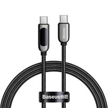 BASEUS Display Fast Charging Data Cable Type - C to - 100 W 1 m Black CATSK-B01
