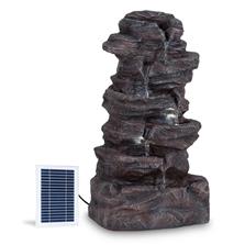 BLUMFELDT Stonehenge XL, solárna fontána , LED osvetlenie , polyresin, lítium - iónová batéria