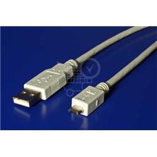 OEM Kábel Value USB A-microUSB, 5pinů, Nokia CA-101, Kodak #8913907 1,8m, bílý