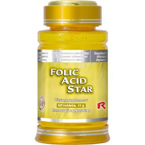 STARLIFE FOLIC ACID - kyselina listová pre obnovu a rast buniek a pre správny vývoj plodu počas tehotenstva, 90 tabl