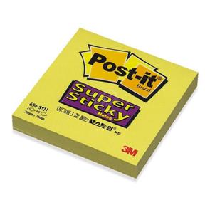 3M Samolepiaci bloček Post-it Super Sticky 76x76 žltý