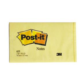 3M Samolepiaci bloček Post-it 76x127 žltý