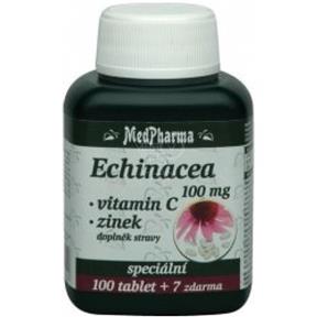 MEDPHARMA SK ECHINACEA 100 mg + VITAMÍN C + ZINOK - 107 tabliet