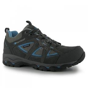 KARRIMOR Mount Low Ladies Walking Shoes Grey/Blue 6 (39)