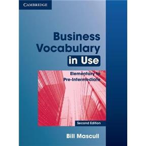Kniha Business Vocabulary in Use - Elementary (Bill Mascull)