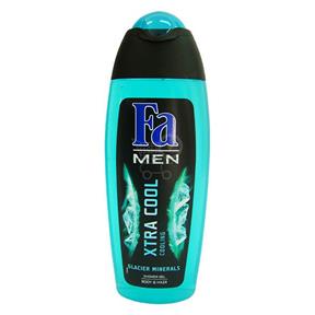 Sprchový gél FA Men Xtra Cool, sprchovací gél na telo a vlasy s mentolom a arktickou vôňou 250 ml