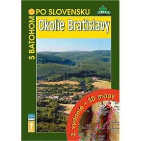 Kniha Okolie Bratislavy + 3D mapy (Daniel Kollár a kolektív)