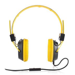 LOGITECH Modecom MC-400 CIRCUIT sluchátka s mikrofonem, žlutá