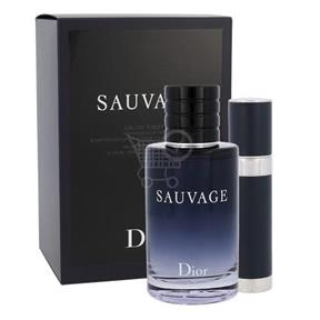 Christian Dior Sauvage EDT dárková sada M - 100 ml plus 7,5 ml