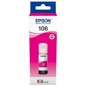 EPSON originál ink C13T00R340, 106, magenta, 70 ml, EcoTank ET-7700, ET-7750 Express Premium