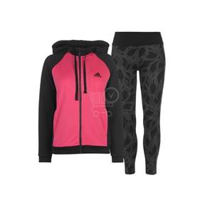 ADIDAS Hoody And Tights Tracksuit Ladies 8-10 S