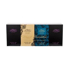AGENT PROVOCATEUR Gift Set sada parfumovaná voda 2x 10 ml plus Lace Noir Blue Silk pro ženy