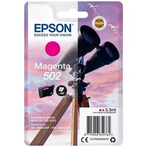EPSON 502 C13T02V34010 purpurová magenta originální cartridge