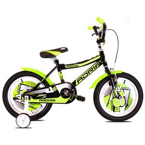 Bicykel CAPRIOLO ROCKER 16'' čierno zelený