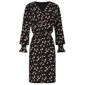 SMASHED LEMON Dámske šaty 19556 Black Veľkosť XL