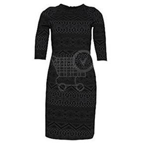 SMASHED LEMON Dámske krátke šaty Black 17595/02 Veľkosť S