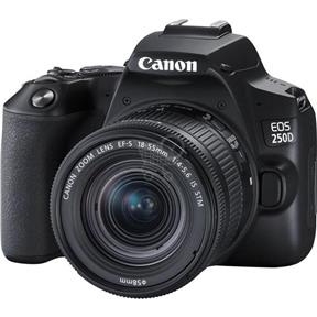 CANON Digitálny fotoaparát EOS 250D plus 18-55 IS STM akumulátor LP-E17 čierny 3454C022