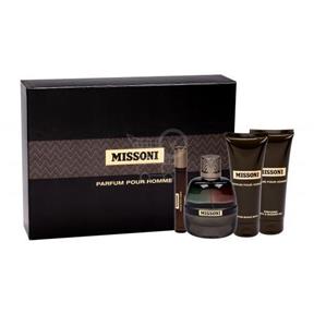MISSONI Parfum Pour Homme pre mužov parfumovaná voda 100 ml plus balzam po holení sprchovací gél